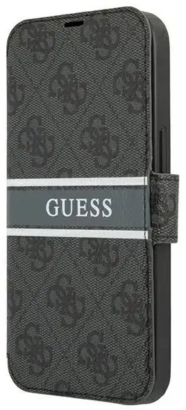 Guess GUBKP13S4GDGR iPhone 13 mini 5,4" szary|grey book 4G Stripe