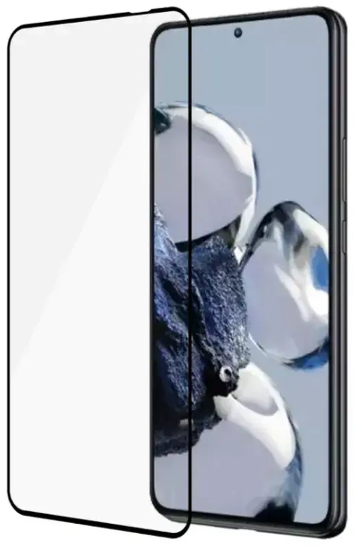 HOFI Fusion pilnam ekrānam 5D aizsargstikls ar rāmi telefonam Xiaomi 12T melns