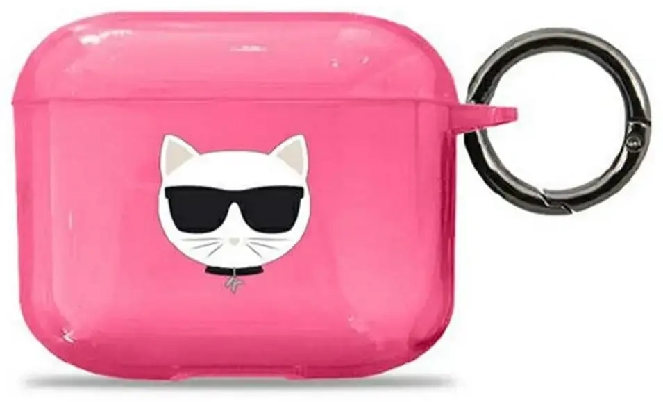 Karl Lagerfeld case for Airpods 3 KLA3UCHFP pink Choupette