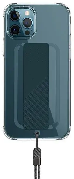 UNIQ etui Heldro iPhone 12|12 Pro 6,1" przezroczysty|clear Antimicrobial