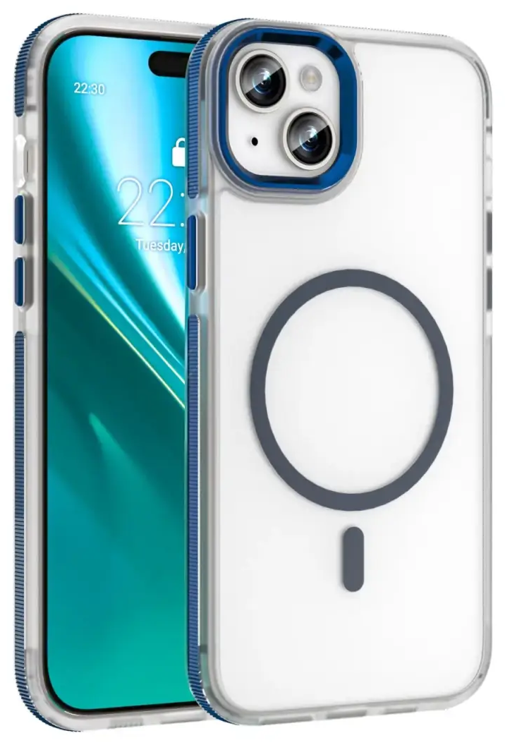 Etteri Icy Mag telefoni ümbris MagSafe toega iPhone 15 sinine