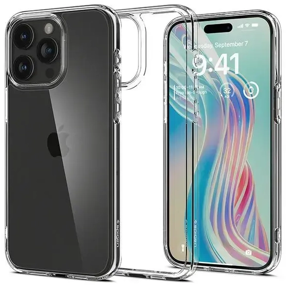 Spigen Ultra Hybrid iPhone 15 Pro Max 6,7" crystal clear ACS06565