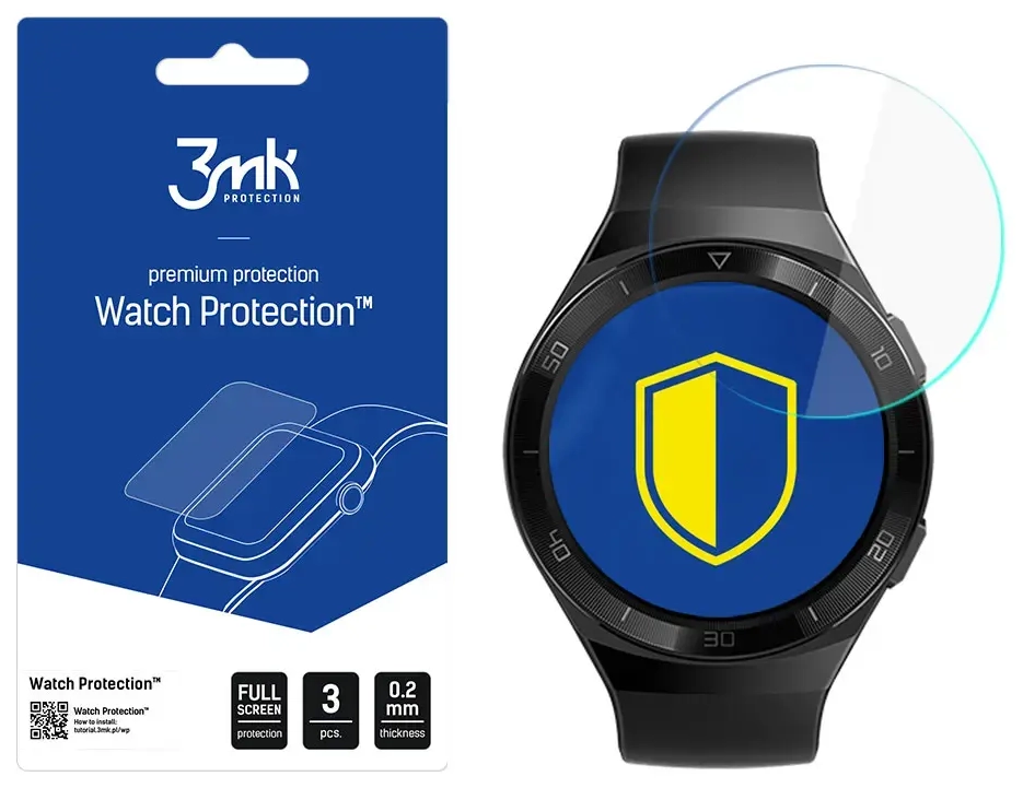 Huawei GT 2e 46 mm - 3mk Watch Protection™ v. FlexibleGlass Lite screen protector