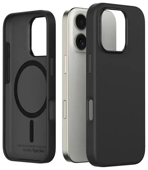 Araree etui Typoskin M iPhone 16 Pro 6.3" czarny|black AR20-02117A
