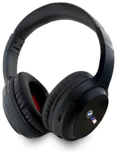 BMW słuchawki nauszne Bluetooth ENC       BMBHMIAV27MBCTK czarny|black Printed Logos