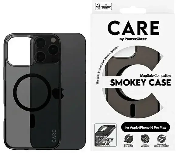 CARE by PanzerGlass Flagship Case iPhone 16 Pro Max 6.9" dymny|smokey MagSafe 1352