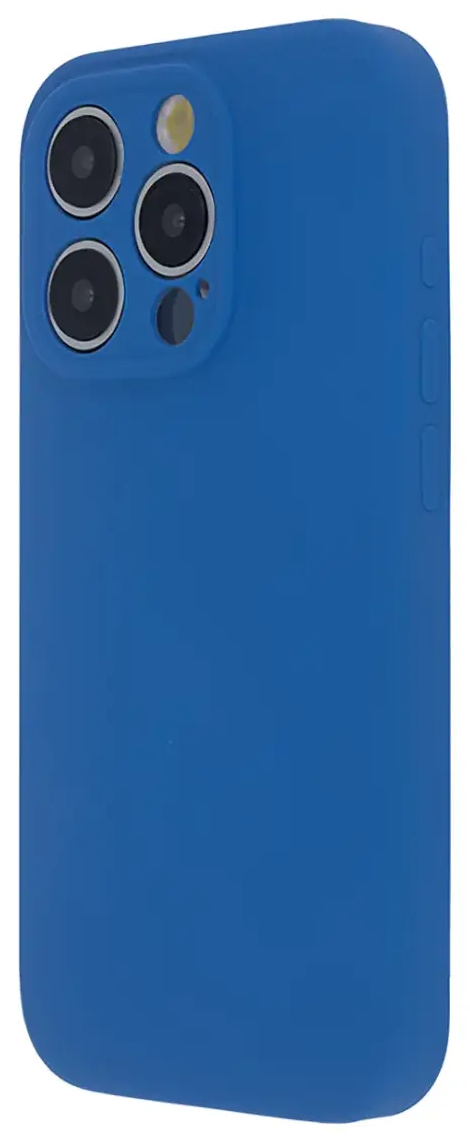 Soft Touch Mag phone case with MagSafe support for iPhone 12 blue