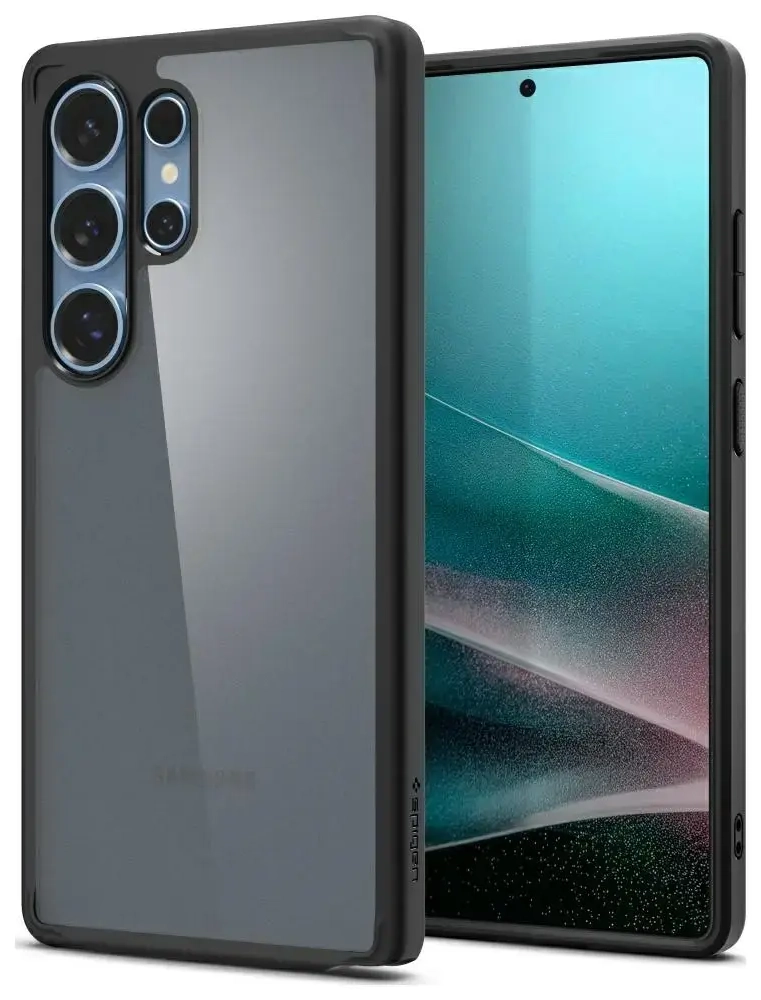Spigen Ultra Hybrid dėklas Samsung Galaxy S25 Ultra, juodas