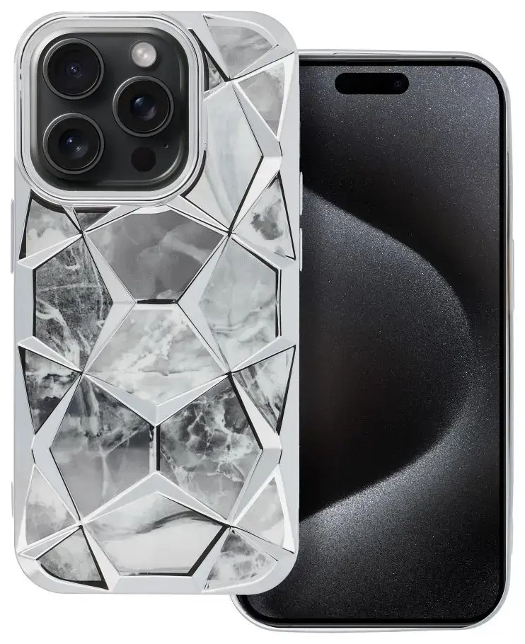 Fusion Twinki silicone case for Apple iPhone 16 silver