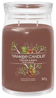 Yankee Candle Praline & Birch firminė žvakė 567 g