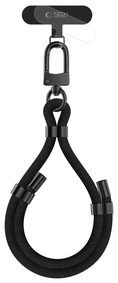 TECH-PROTECT C4S ROPE WRIST STRAP BLACK|BLACK