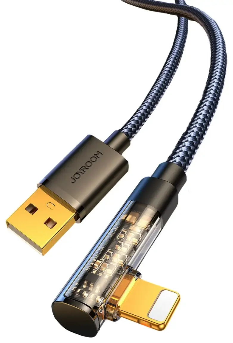 Joyroom S-UL012A6 duomenų perdavimo ir įkrovimo laidas | USB-A į Lightning | 12W | 1.2m | juodas