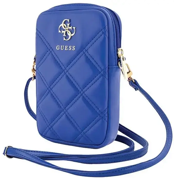 Guess Torebka GUWBZPSQSSGB niebieski|blue Zip Quilted 4G