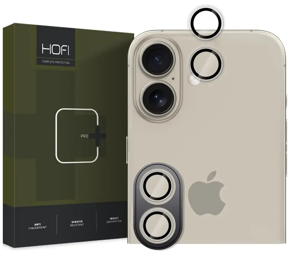 KAMERAS VĀCIŅŠ HOFI CAMRING PRO+ IPHONE 16 | 16 PLUS CAURSPĪDĪGS