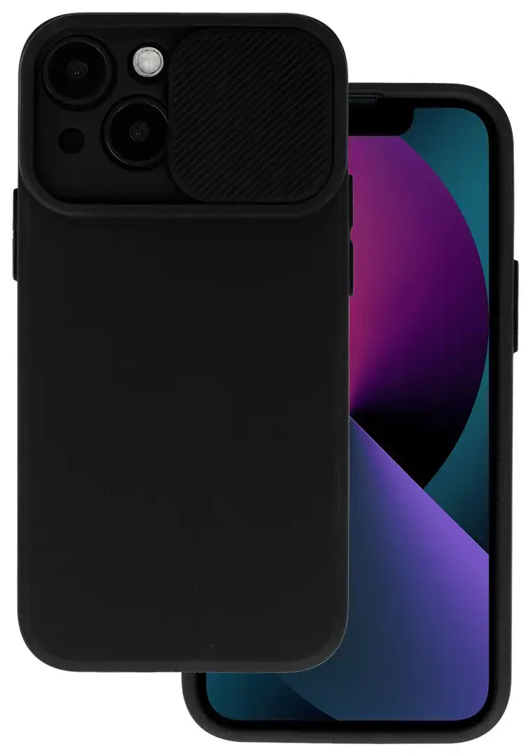 Camshield Soft чехол для телефона iPhone 13 Pro чёрный (с защитой камеры)