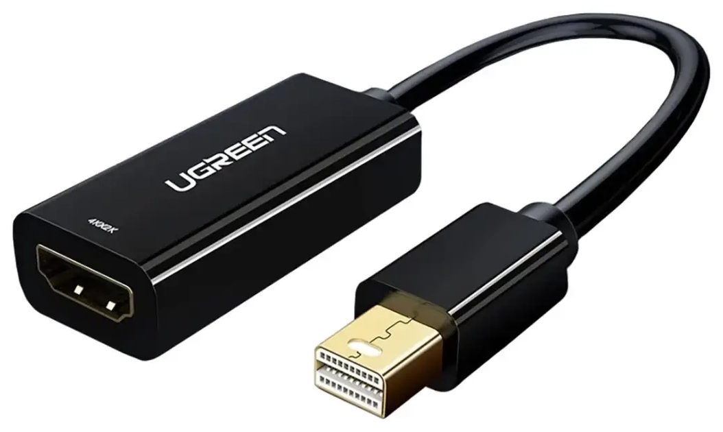 Ugreen MD112 10461 mini DisplayPort (male) | HDMI (female) FHD 1080p adapter - black