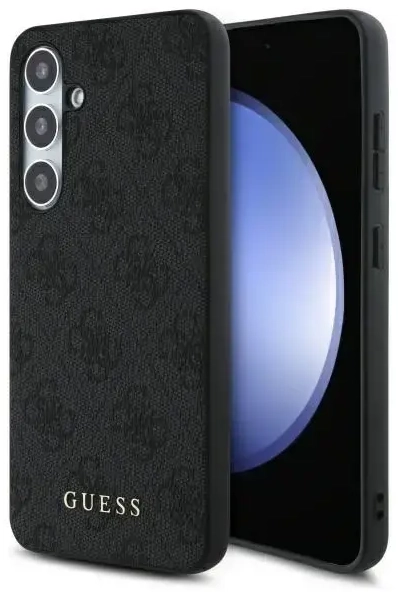 Guess GUHCS24FEG4GFGR S24 FE S721 hall kõva ümbris 4G Metal Gold Logo
