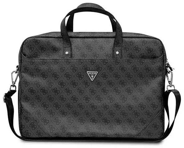 Guess 4G PU Triangle Logo Computer Bag 15|16" Black
