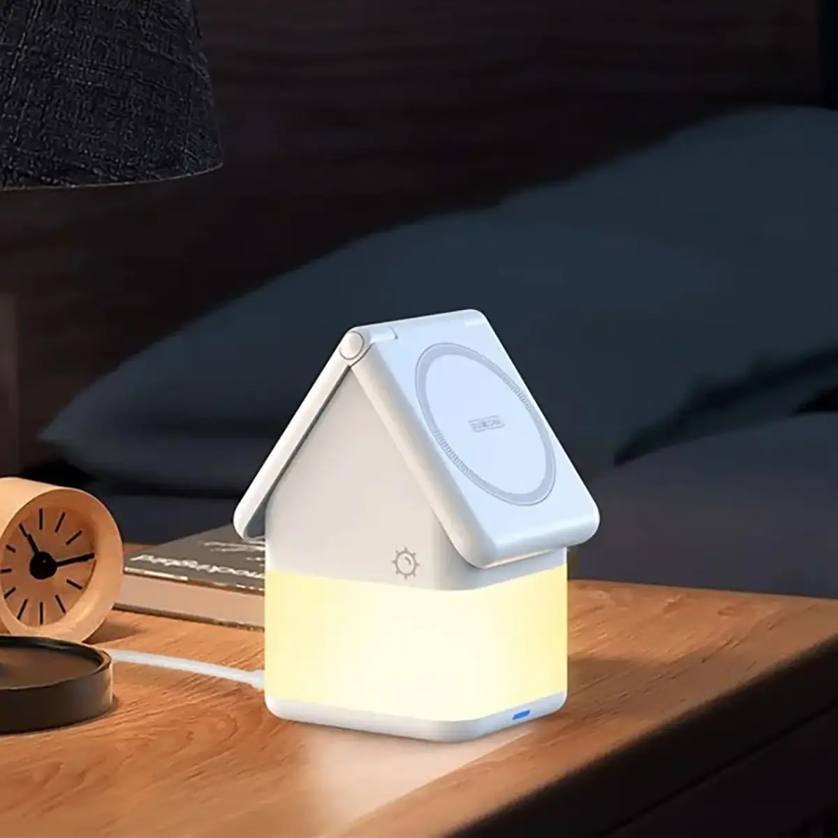 Duzzona W20 3-in-1 juhtmevaba laadija | Qi | 15W | valge