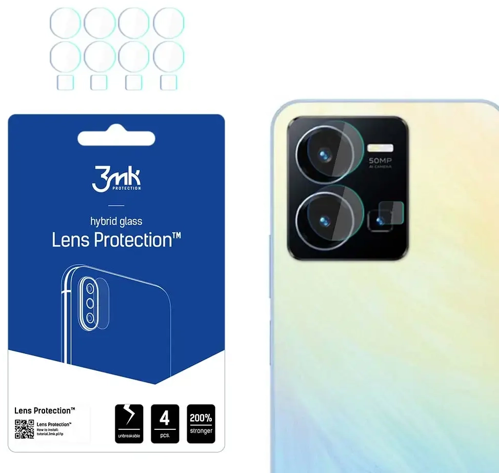 Vivo Y22s - 3mk Lens Protection™ screen protector