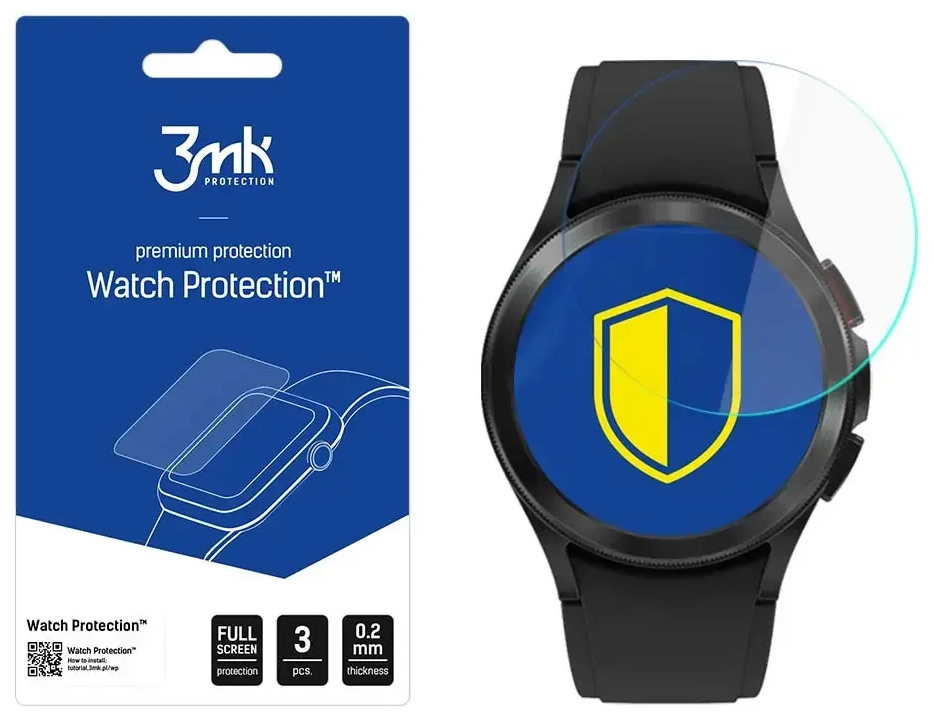 Samsung Galaxy Watch 4 Classic 46mm - 3mk Watch Protection™ v. FlexibleGlass Lite screen protector