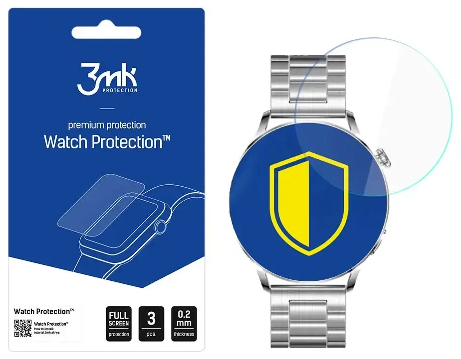 Smartwatch Rubicon RNCE81 - 3mk Watch Protection™ v. ARC+ screen protector