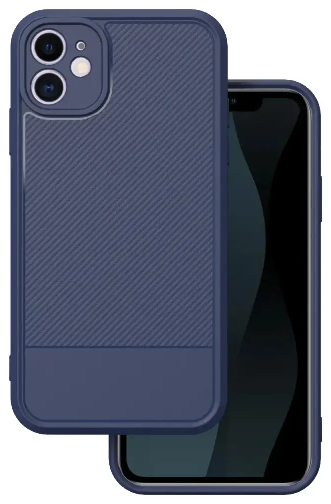 Simple Carbon telefoni ümbris iPhone 11 sinine