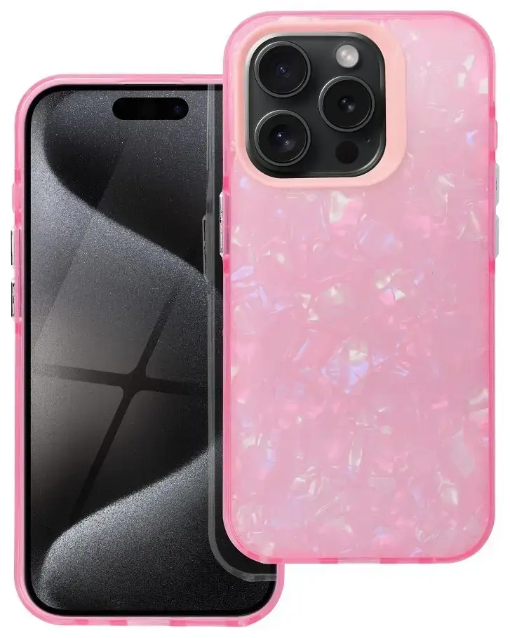 Fusion Tutti Frutti silicone case for Apple iPhone 16 pink