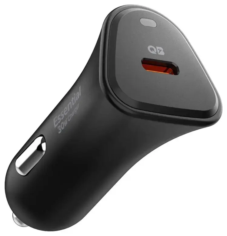 SPIGEN ESSENTIAL EV301 automobilinis įkroviklis | 30W | juodas