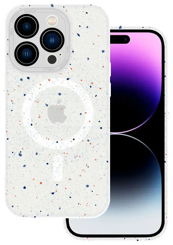 Tel Protect Magnetic Splash Frosted telefono dėklas iPhone 11 Pro baltas