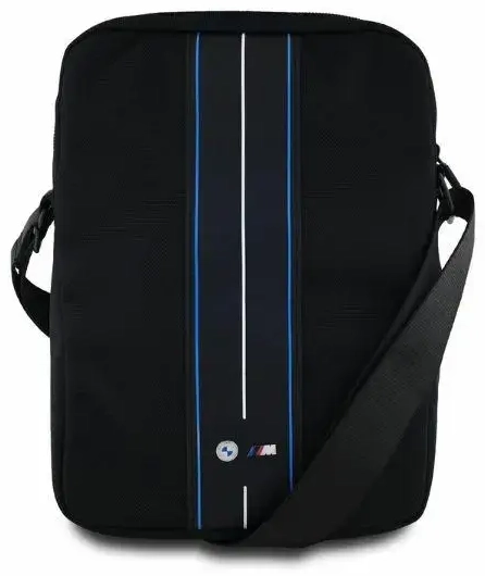 Torba BMW BMTB10COMPVSKL Tablet 10" czarny|black Nylon Blue Stripe