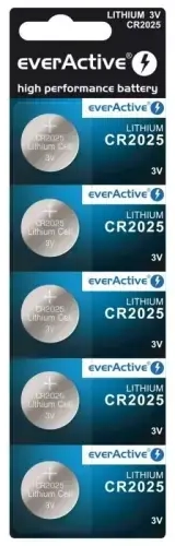 everActive CR2025-5BB Блистерная упаковка 5шт.