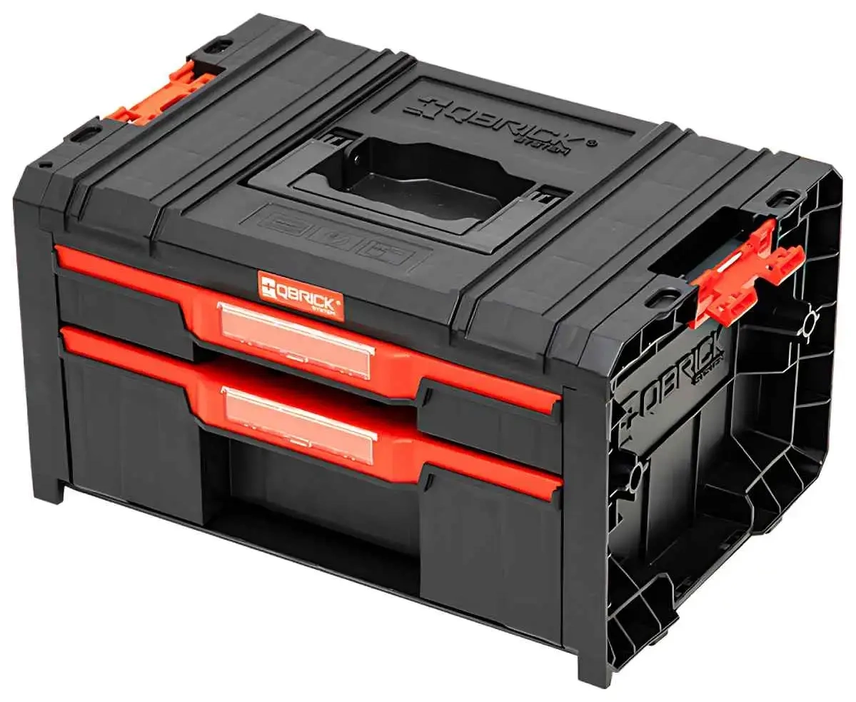 Įrankių dėžė Qbrick Pro 2 stalčiai