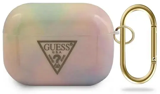 Guess GUACAPTPUMCGG01 AirPods Pro cover różowy|pink Tie & Dye Collection