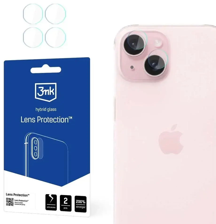 Apple iPhone 15 Plus - 3mk Lens Protectionâ¢