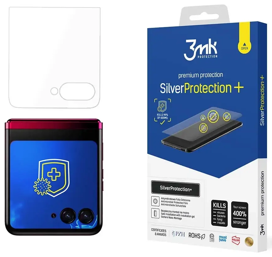 Motorola Razr 40 Ultra (front) - 3mk SilverProtection+ screen protector
