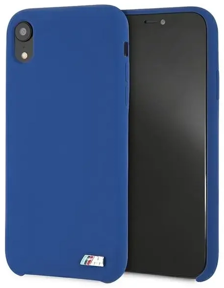 Etui BMW BMHCI61MSILNA iPhone Xr niebieski|navy hardcase Silicone M Collection