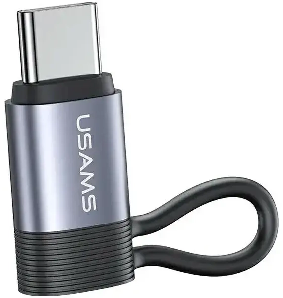 USAMS SJ677LN01 andmeedastus- ja laadimiskaabel | USB-C kuni Lightning | 30W | hõbedane