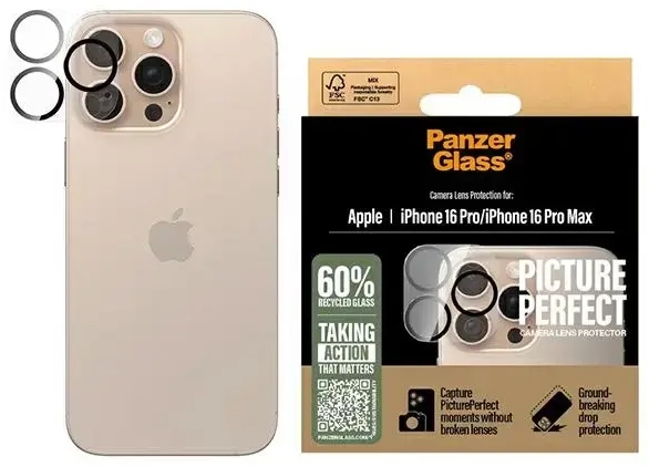 PanzerGlass PicturePerfect Lens Protector iPhone 16 Pro 6.3" | 16 Pro Max 6.9" 1280