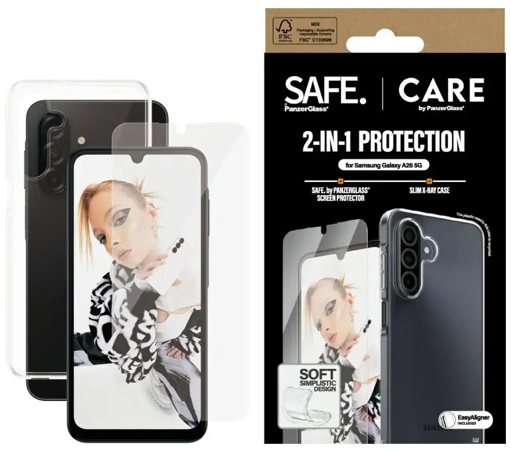 Zestaw ochronny CARE by PanzerGlass       Fashion 2w1 Etui+Szkło do Samsung Galaxy A26 5G