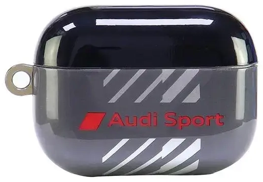 Audi IML Sport AirPods Pro 2 cover czarny|black AUS-IMLAPP2-RSQ|D1-BK