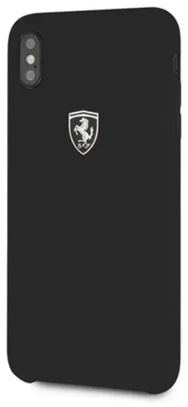 Ferrari Hardcase FEOSIHCI65BK iPhone Xs Max czarny|black Silicone Off track