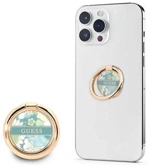 Guess Ring stand GURSHCHMAN zielony| green Flower