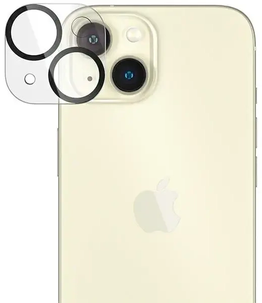 PanzerGlass Picture Perfect camera protection for iPhone 15 | 15 Plus - with black frame