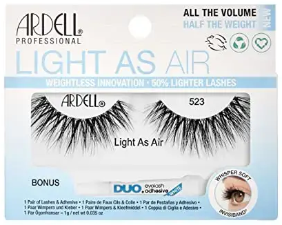 Ardell Light as Air False Eyelashes with Glue Type 523 1 G