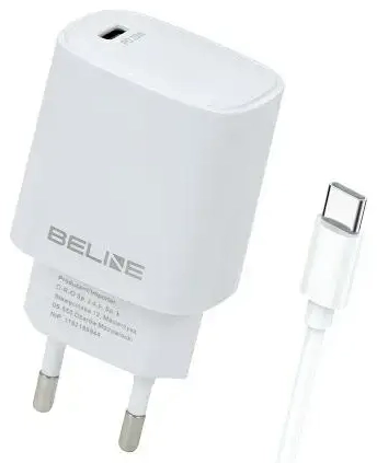 Charger wall tīkla lādētājs | 20W | USB-C | USB-C uz USB-C vads komplektā | balts