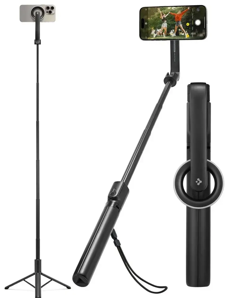 SPIGEN S580W MAGSAFE BLUETOOTH SELFIE STICK LONG TRIPOD BLACK