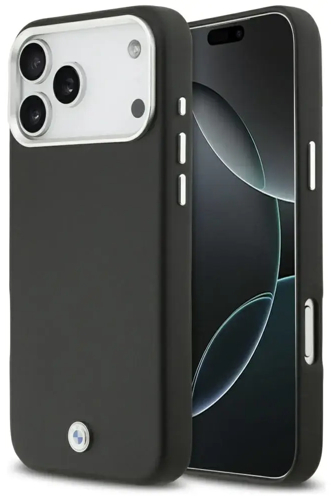 BMW Sign Full Wrapped Metal MagSafe Case for iPhone 17 Pro Max Black
