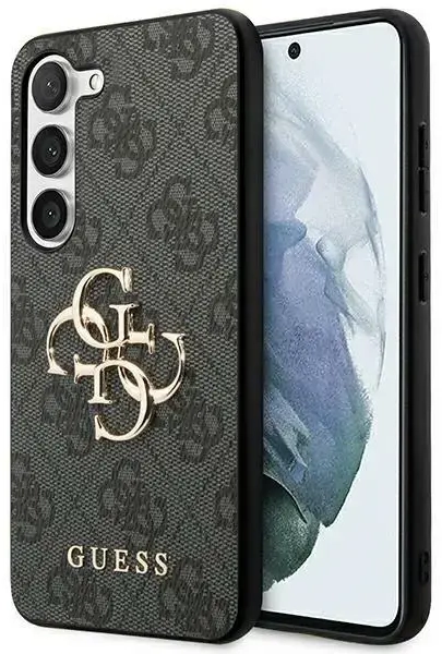 Guess GUHCS24S4GMGGR S24 S921 czarny|black hardcase 4G Big Metal Logo