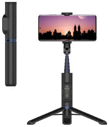 Samsung C&T selfie stick + tripod with Bluetooth remote control black